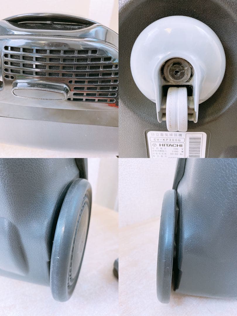 通電OK 日立 20年製 日本製 キャニスター型掃除機 スマートヘッド 中古品