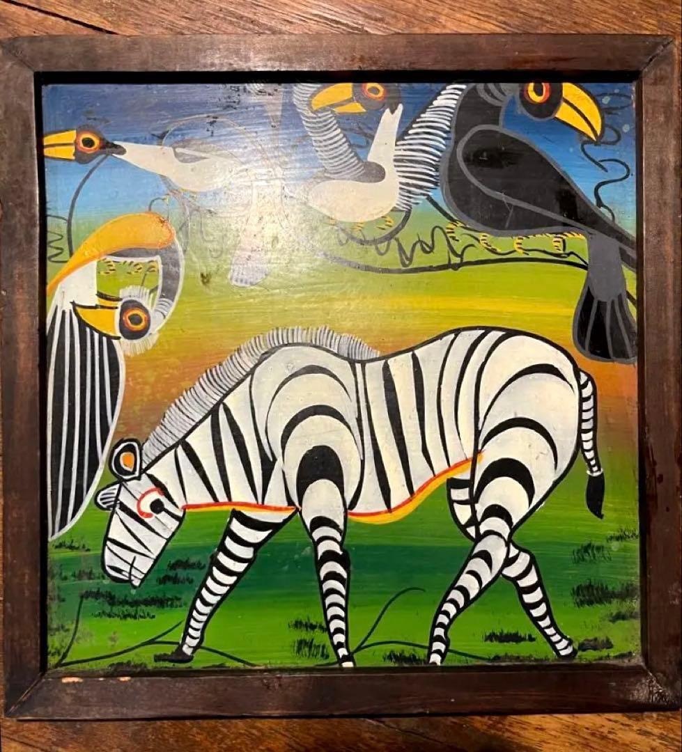 ⭐️Tingatinga ティンガティンガ⭐️絵画⭐️アフリカンアート⭐️原画‼️‼️