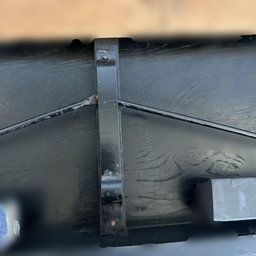 折りたたみ　木製四角形テーブル 茶色 傷あり