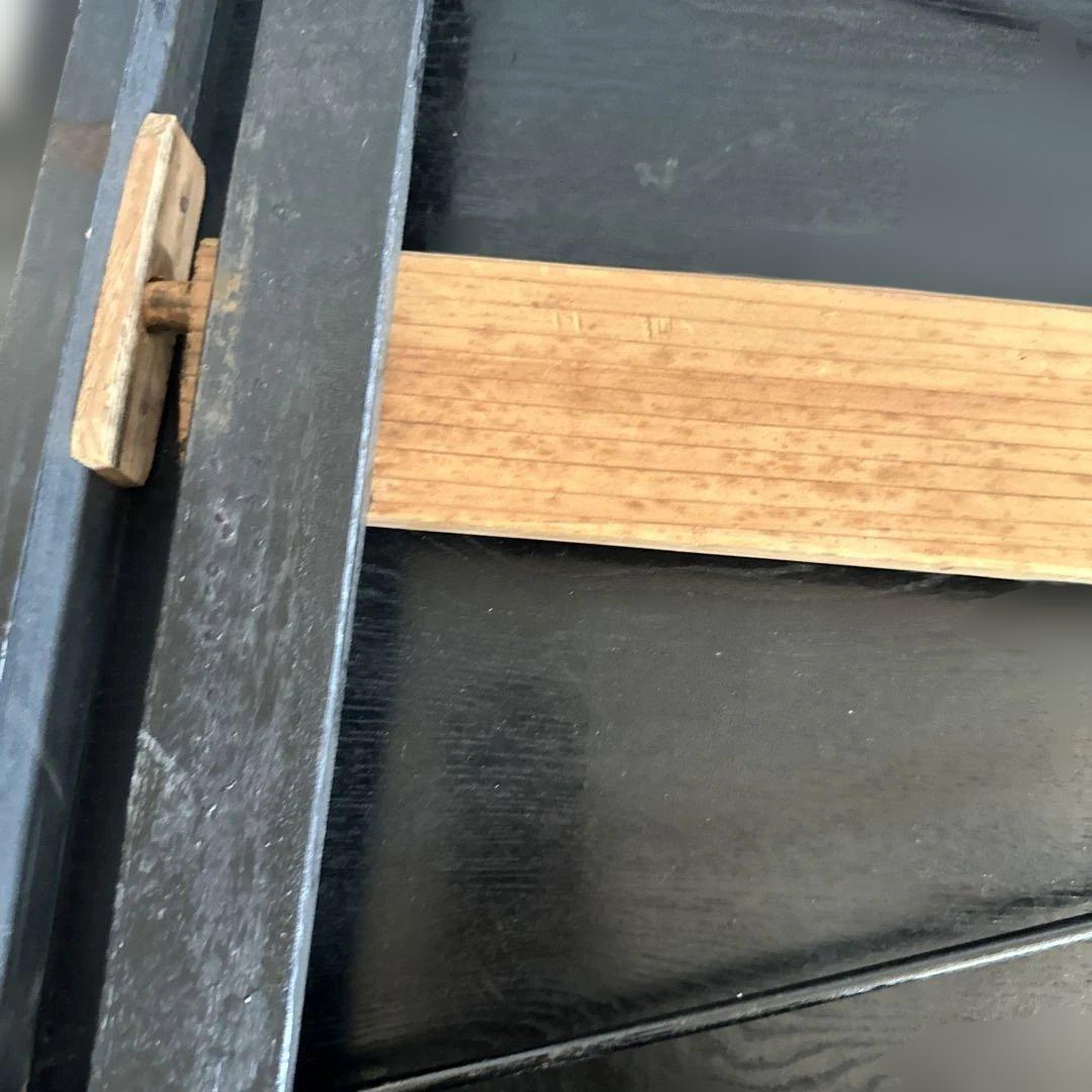 折りたたみ　木製四角形テーブル 茶色 傷あり