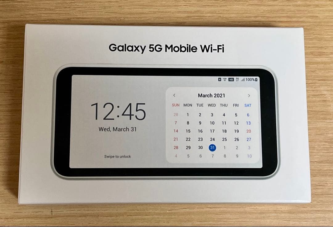 Galaxy 5G Mobile Wi-Fi SCRO1 ホワイト 箱あり