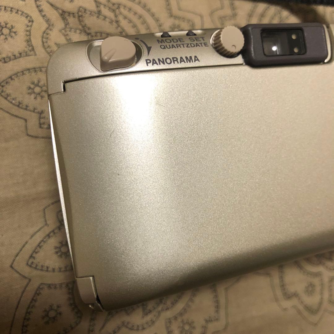 美品 OLYMPUS μ ZOOM 115 DELUXE 電池付 フィルムカメラ