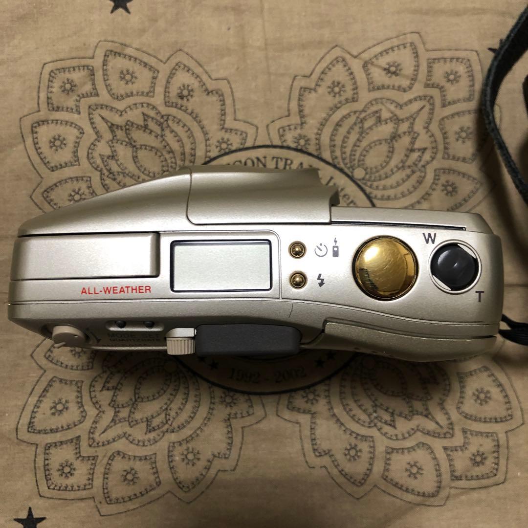 美品 OLYMPUS μ ZOOM 115 DELUXE 電池付 フィルムカメラ