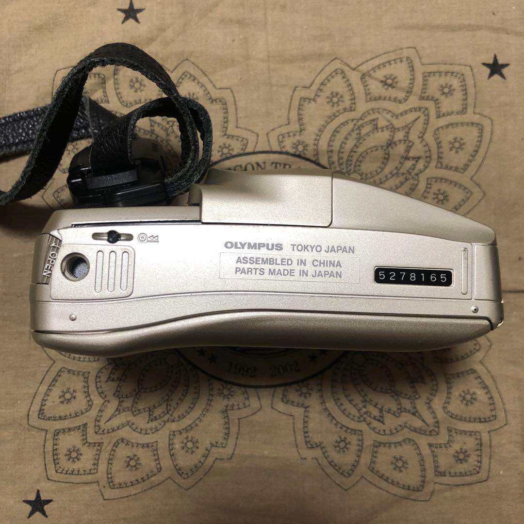 美品 OLYMPUS μ ZOOM 115 DELUXE 電池付 フィルムカメラ