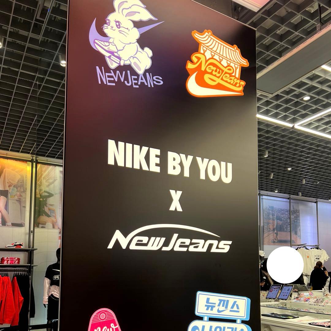 ★新品未使用,韓国限定 NIKE,ナイキ,Tシャツ,NEWJEANS,Mサイズ★