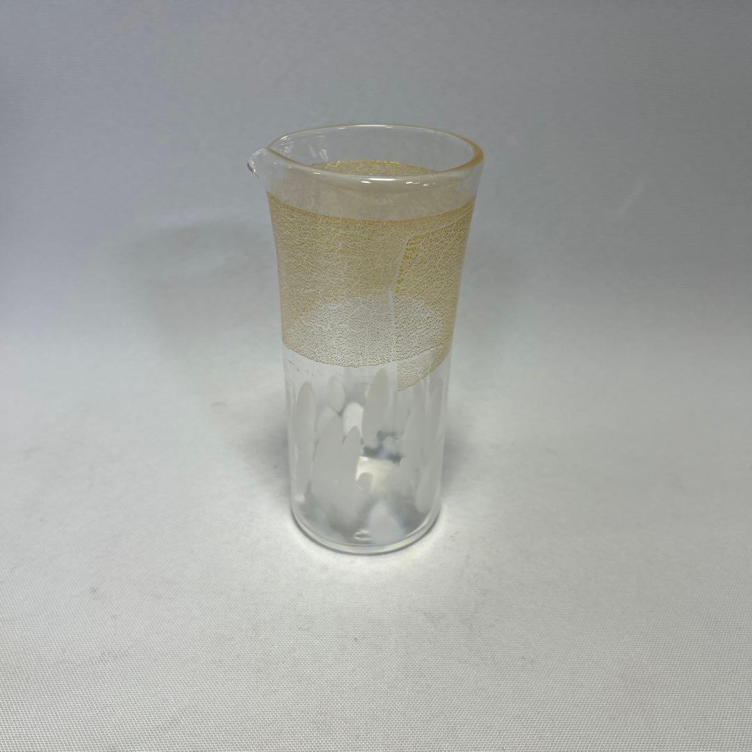手作り作家、金箔彩酒注ぎ