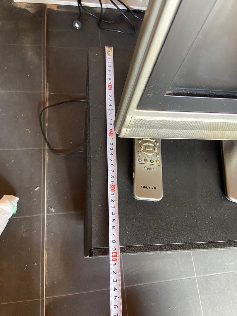 AQUOS 37型テレビ ＋CAVスピーカー＋テレビ台セット