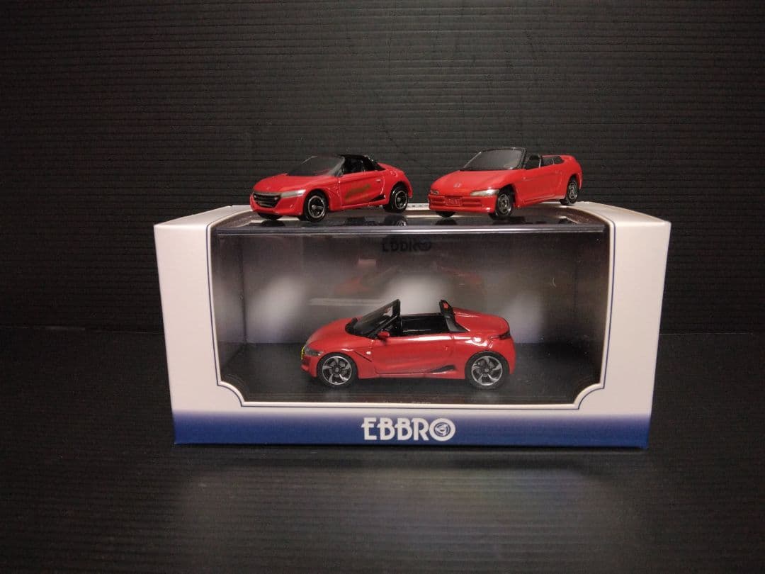 エブロ 絶版 HONDA S660 レッド 1/43ミニカー