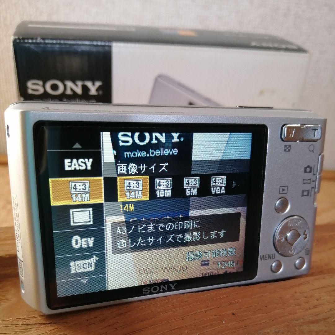 デジカメ　SONY Cyber-shot DSC-W530 シルバー
