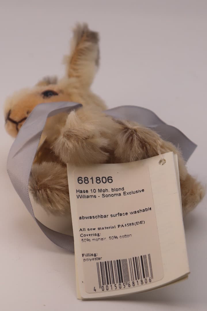 Steiff ウサギ Hase 10cm 小型 ベージュ・モヘア