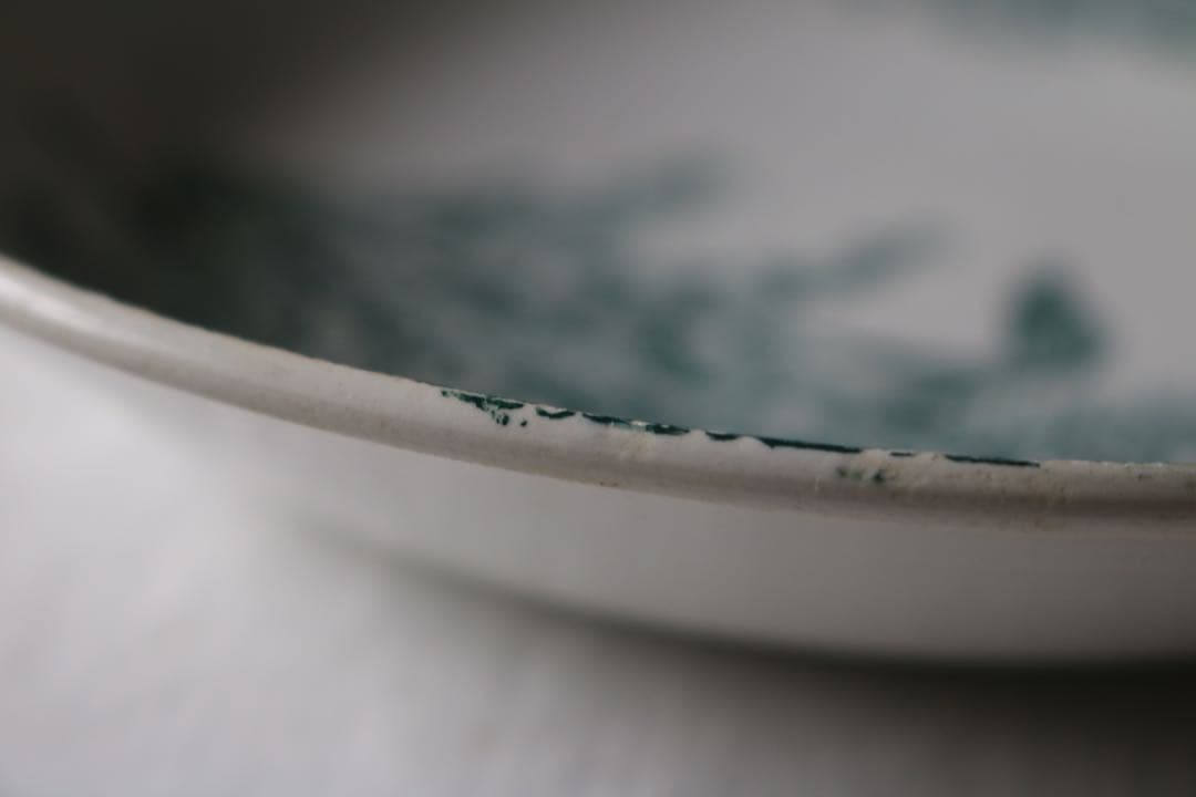 フランス　アンティーク スズラン　プレート　カロット皿　深皿