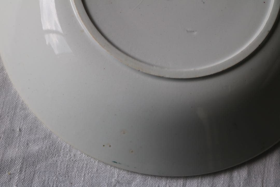 フランス　アンティーク スズラン　プレート　カロット皿　深皿