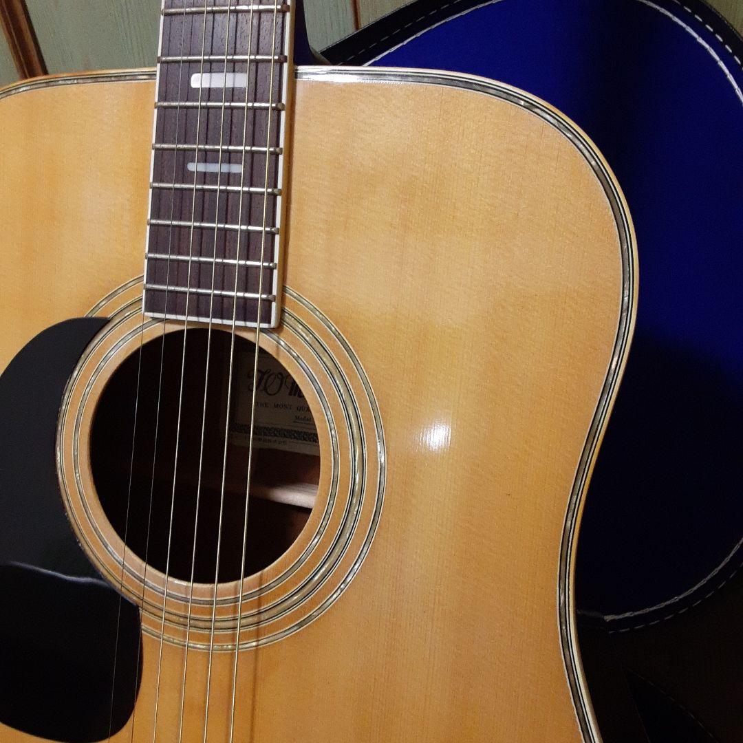 レフティー美品トムソンD38 　スリーピースギター ケース付