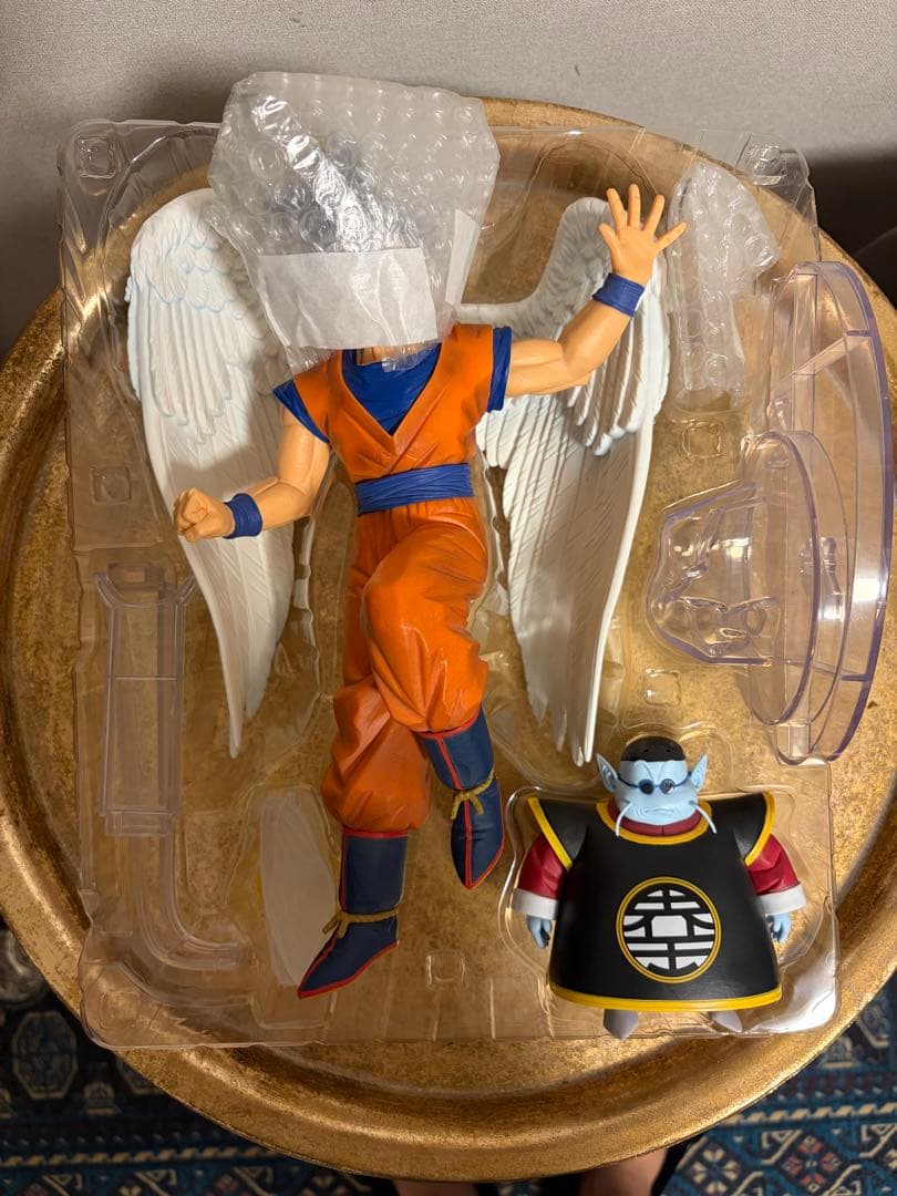 ドラゴンボール 1番くじ 未来への決闘!! ラストワン賞 孫悟空 天使 界王様付