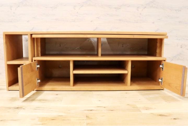 GMFH128○朝日木材加工 TVボード AVボード ローボード 北欧スタイル