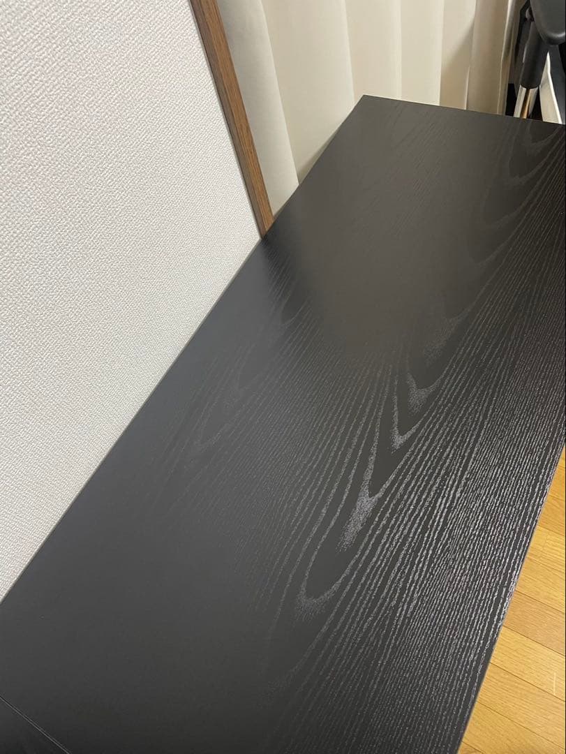 「Amazon入荷未定品早い者勝ち」超希少品 L字デスク ブラック 幅120cm
