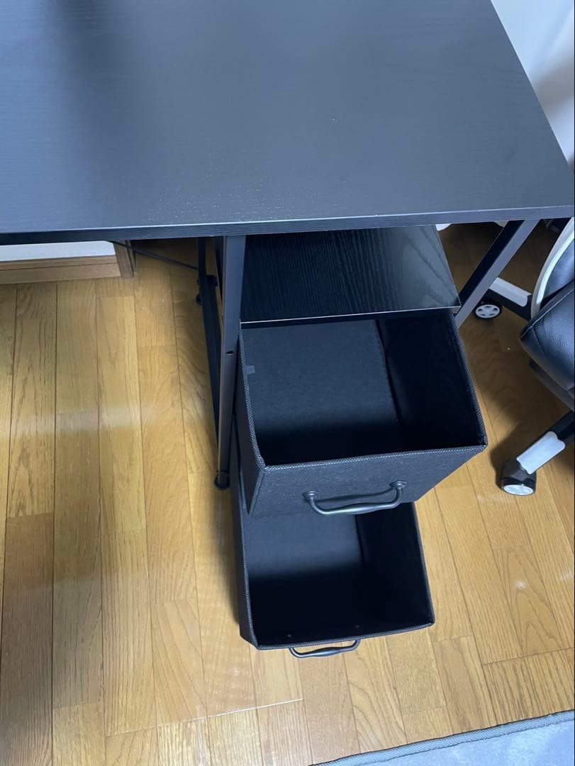 「Amazon入荷未定品早い者勝ち」超希少品 L字デスク ブラック 幅120cm