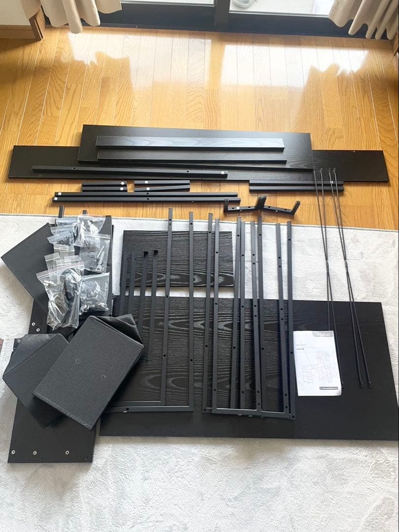 「Amazon入荷未定品早い者勝ち」超希少品 L字デスク ブラック 幅120cm