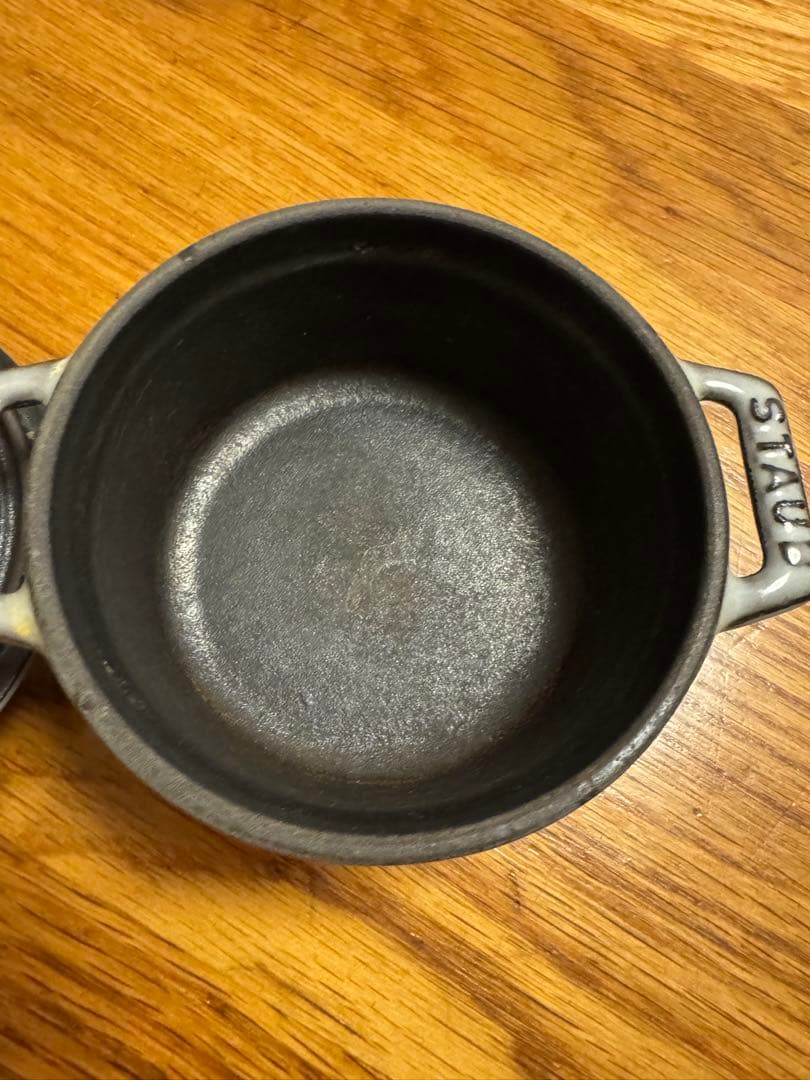 STAUB LA COCOTTE 鍋　ミニココット　グレー　10cm ストウブ