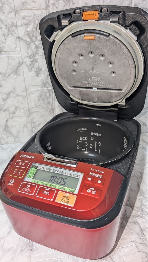 HITACHI RZ-TS104M 圧力IH炊飯器 赤