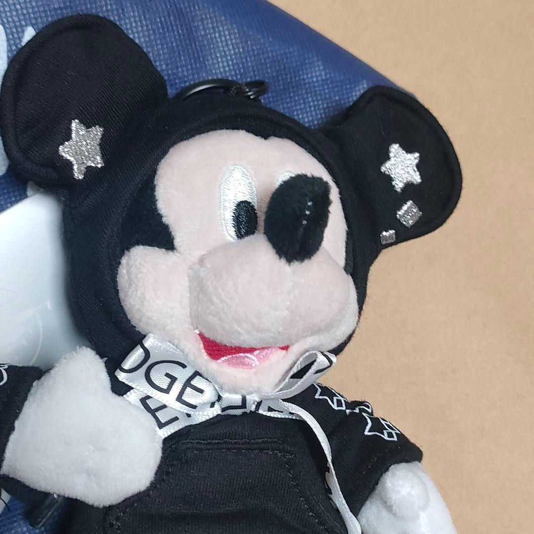 ディズニーストア ぬいぐるみキーチェーンblack style ミッキー ミニー