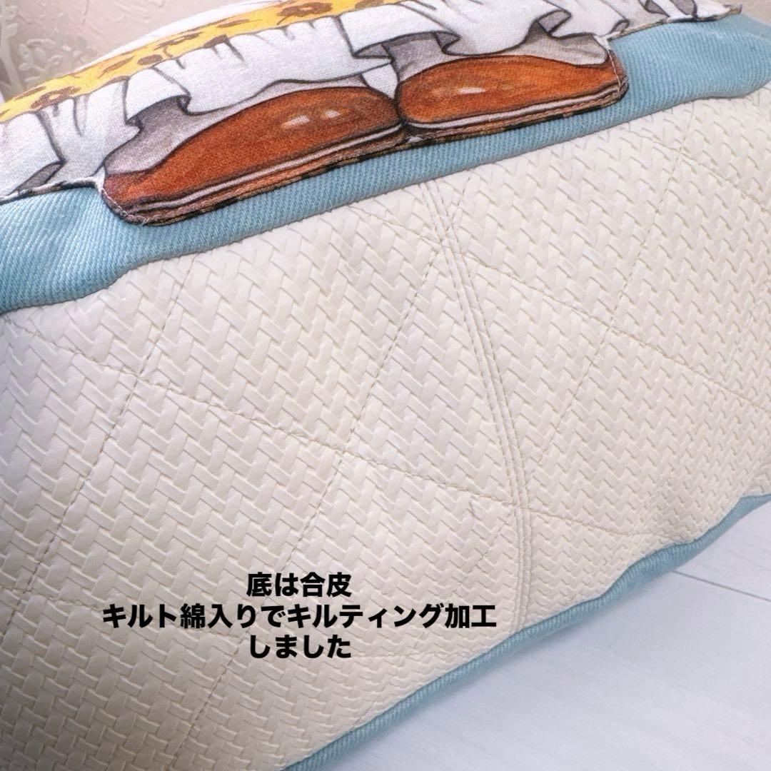 コヤンイサムチョン♡新bigリトルサンダーちゃん＆ポムちゃんデニムトートバッグ