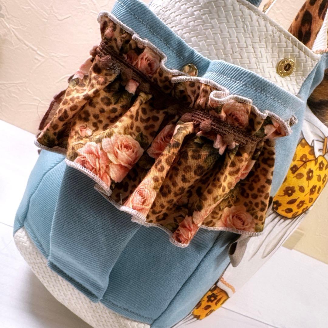 コヤンイサムチョン♡新bigリトルサンダーちゃん＆ポムちゃんデニムトートバッグ