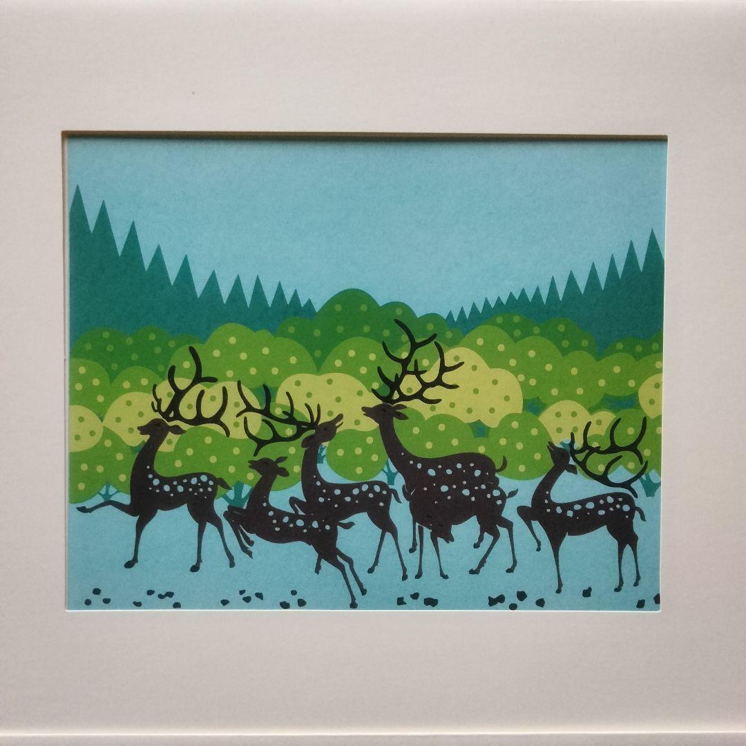 絵画　長春印迹　版畫集　中国　12枚セット　額装　美術品　インテリア