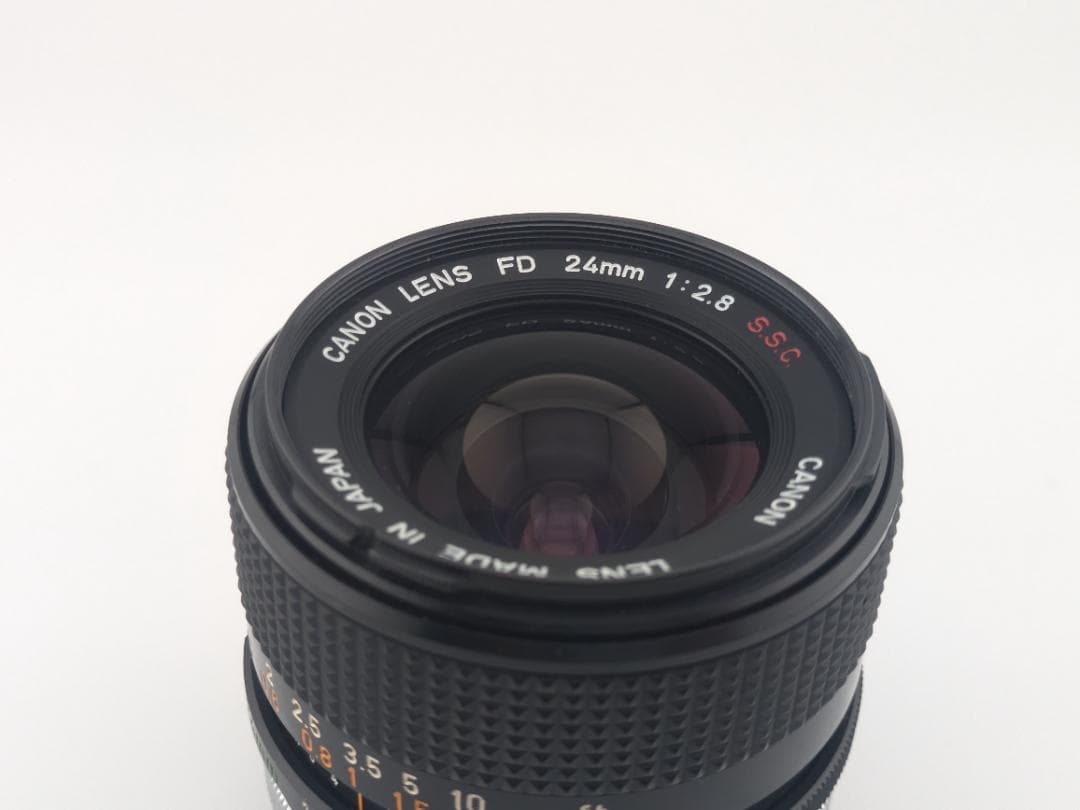 【美品】CANON FD 24mm F2.8 S.S.C MF 単焦点 キャノン