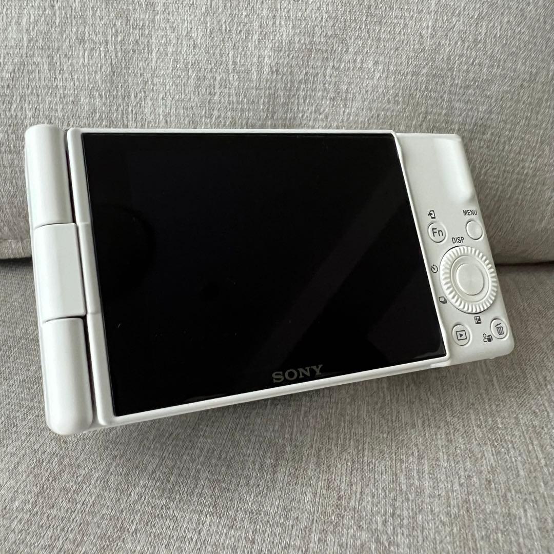 【美品】sonyソニー ZV-1F(ホワイト)&GP-VPT2BT（ブラック）