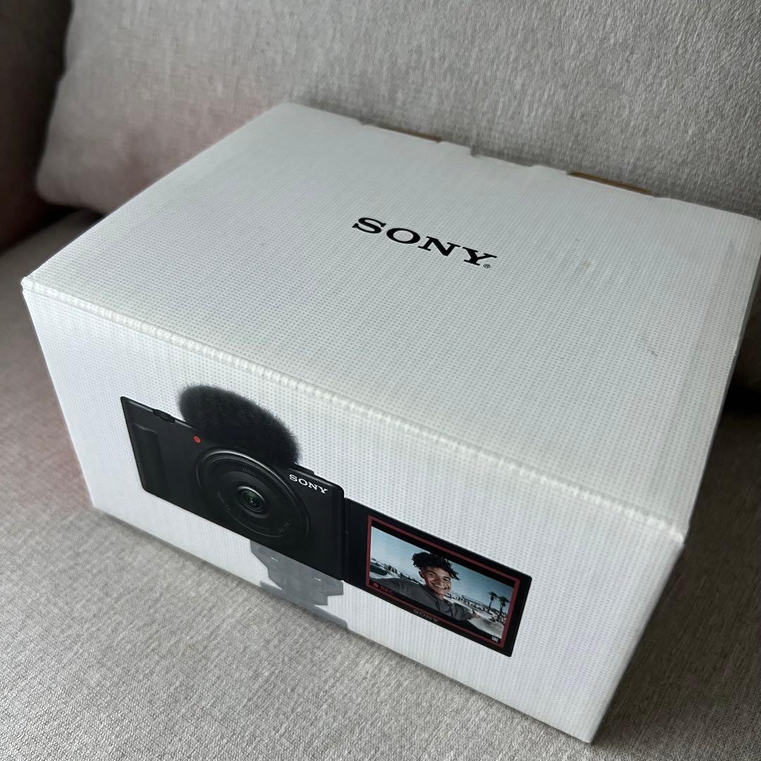 【美品】sonyソニー ZV-1F(ホワイト)&GP-VPT2BT（ブラック）
