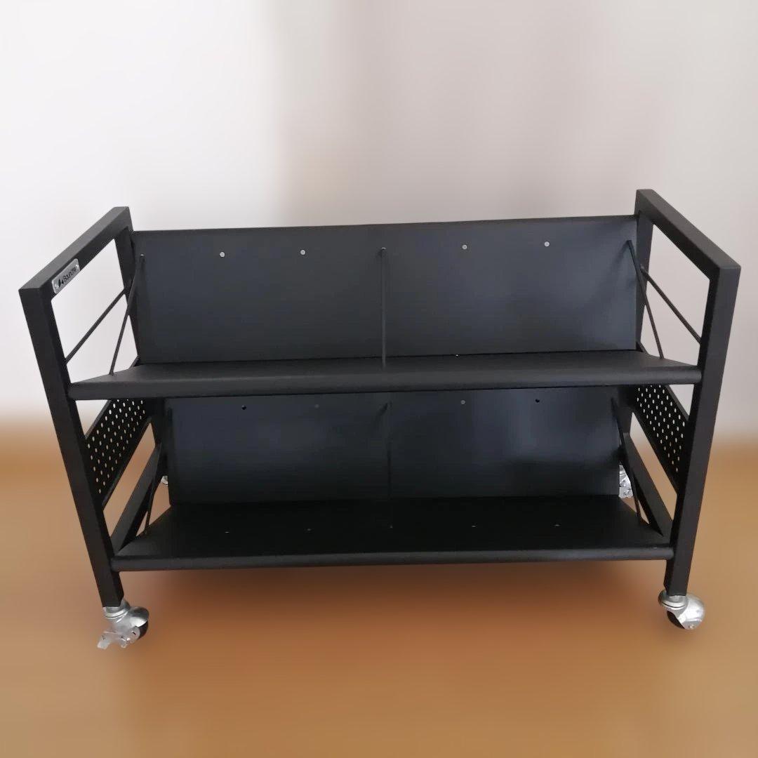 バウヒュッテ Bauhutte デスク下ワゴン　BHS-700U-BK