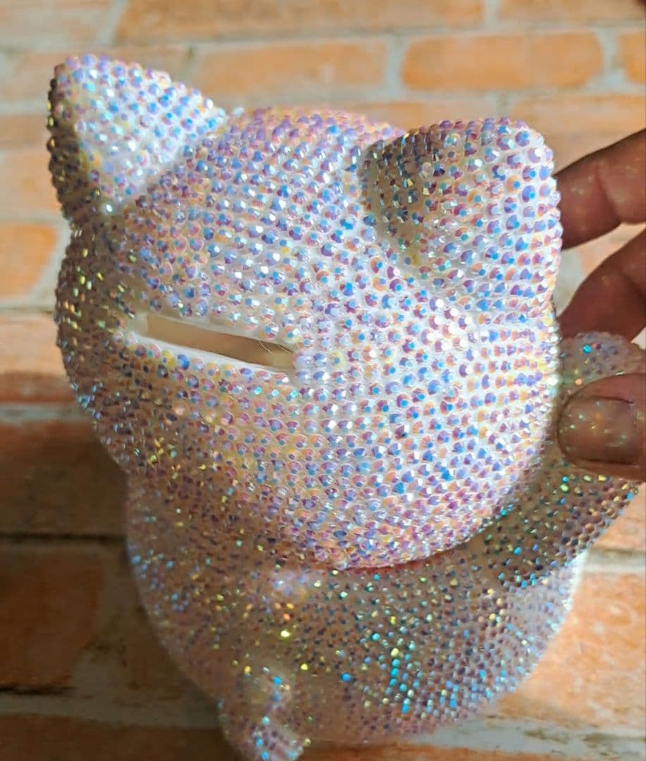 招き猫　キラキラ貯金箱