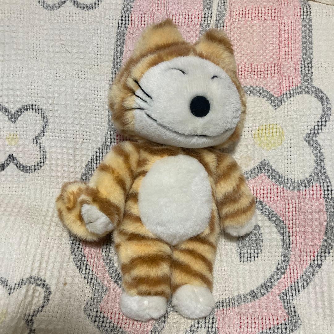 11ぴきのねこ　とらねこ大将　ぬいぐるみ　中古品　毛足の長いタイプ