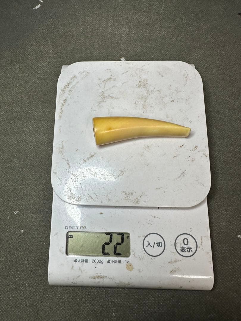 鯨歯　マッコウクジラ　煙管 パイプ　喫煙具天然素材　アンティーク　骨董　古美術品