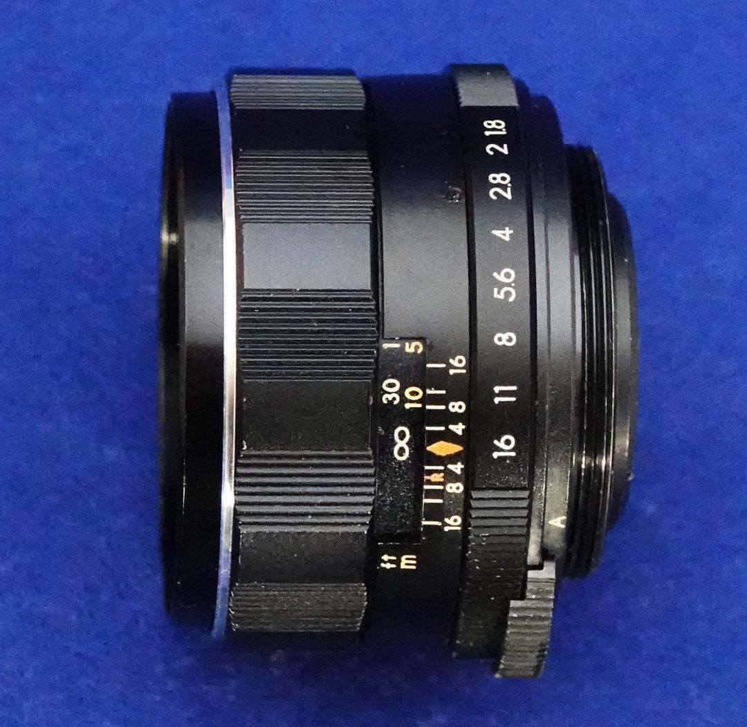 991312　超美品　黄変しない前期型Super-Takumar　F1.8/55