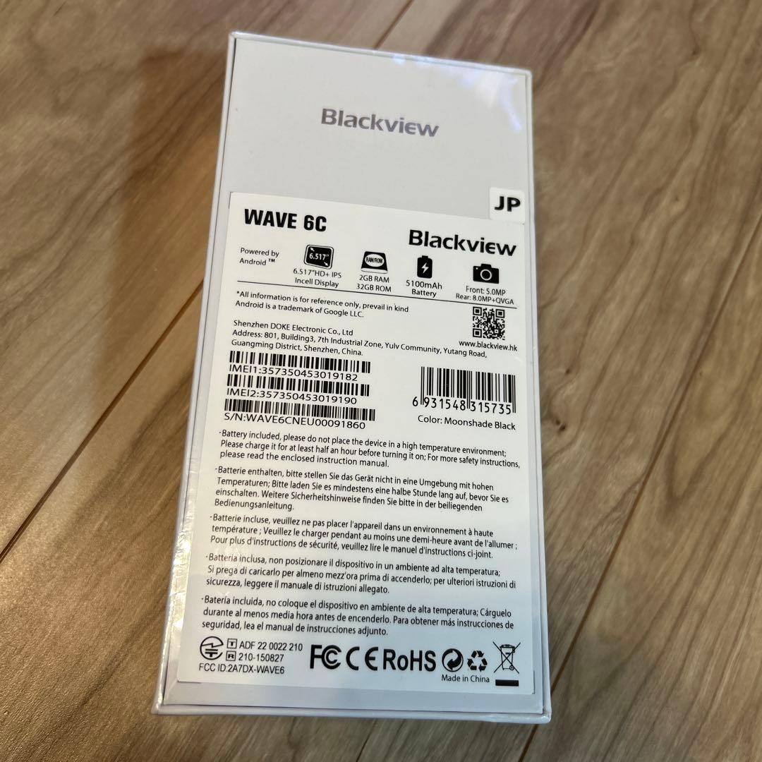 ⭐️新品⭐️SIMフリー＆技適認証済 Blackview Wave6C SIMフリー