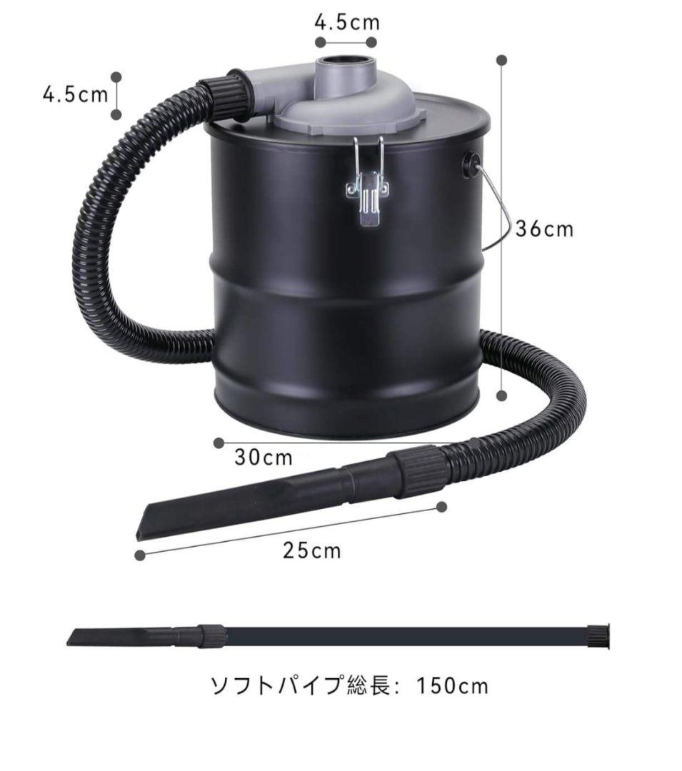 ほとんどの掃除機・集塵機と接続可能！集塵機用　サイクロン分離機　缶　パイプ付き