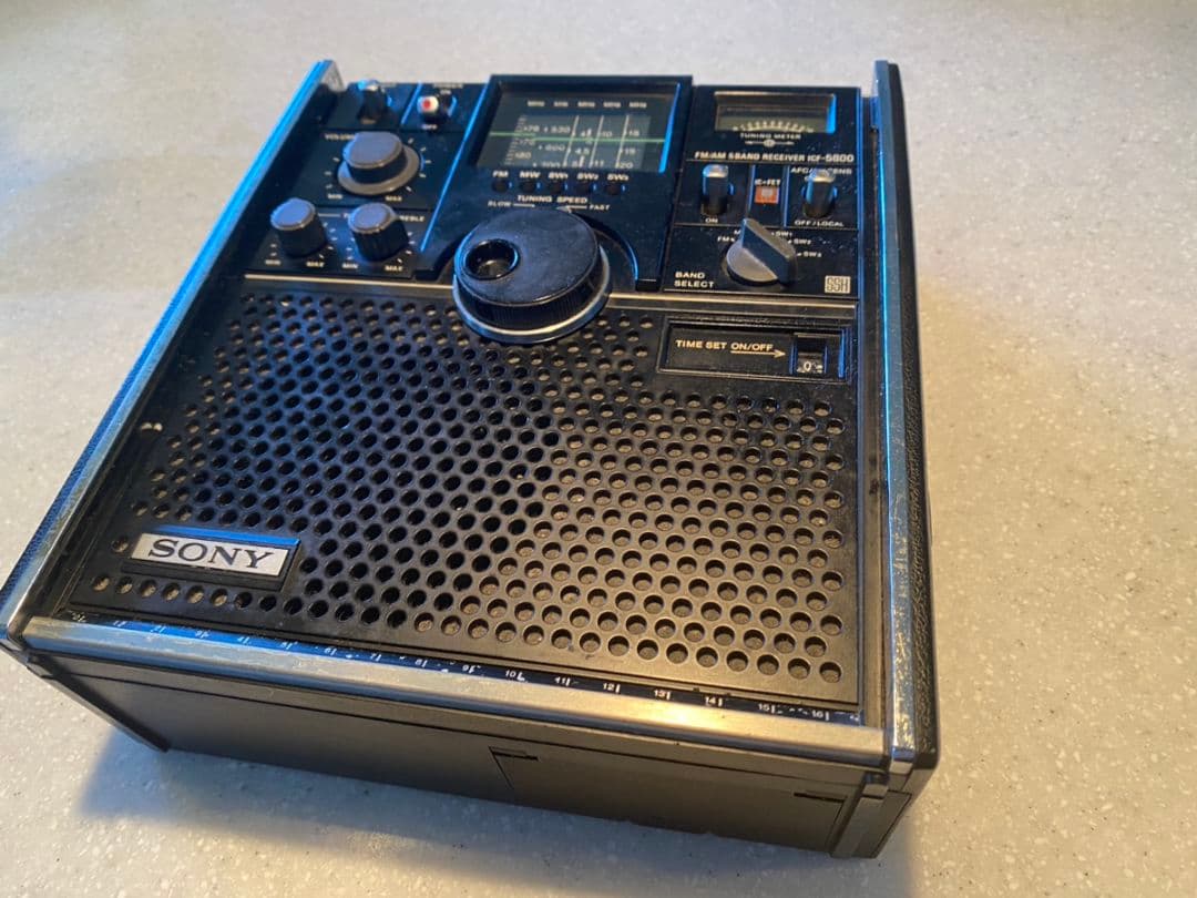 SONY ICF-5900 AM/FMラジオ 動作確認済