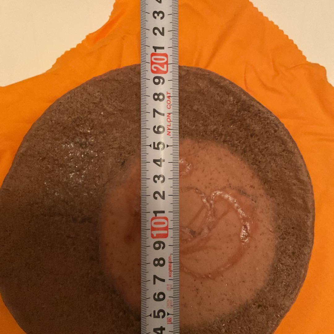 備前叩き丸皿　　輝作　　(即購入可能)