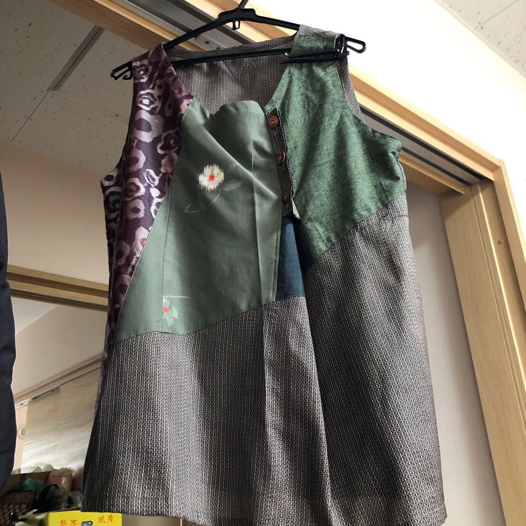 手作り✨❣️着物リメイクのベスト