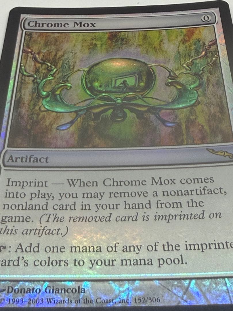 【Foil】《金属モックス/Chrome Mox》[MRD]英語版