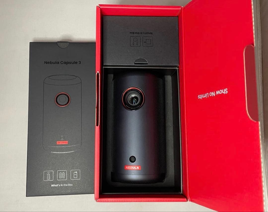 【美品】Anker Nebula Capsule3 プロジェクター　スタンド付き