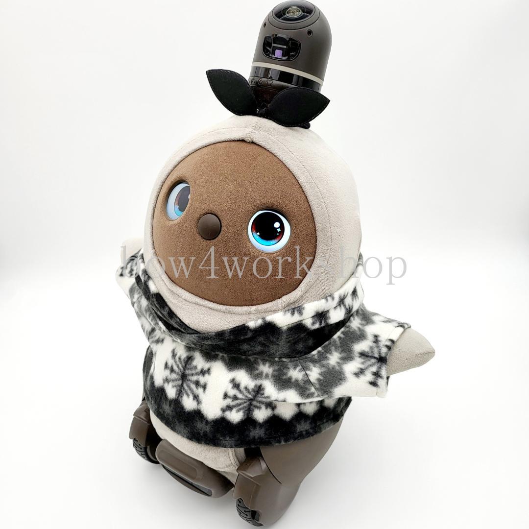 ラボット LOVOT ラボットの服ハンドメイド　雪の結晶柄フリースパーカー