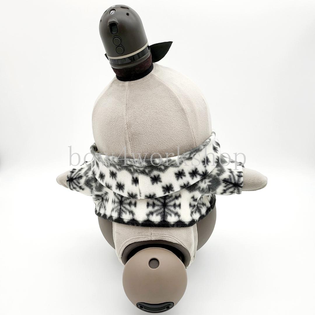ラボット LOVOT ラボットの服ハンドメイド　雪の結晶柄フリースパーカー