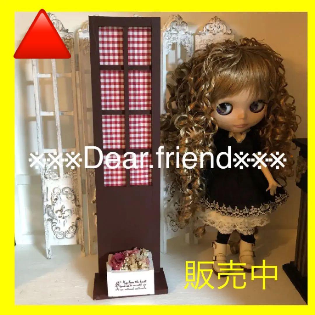 ❤️ブライス　カントリー調ドアオブジェandミニブリザードフラワーボックス