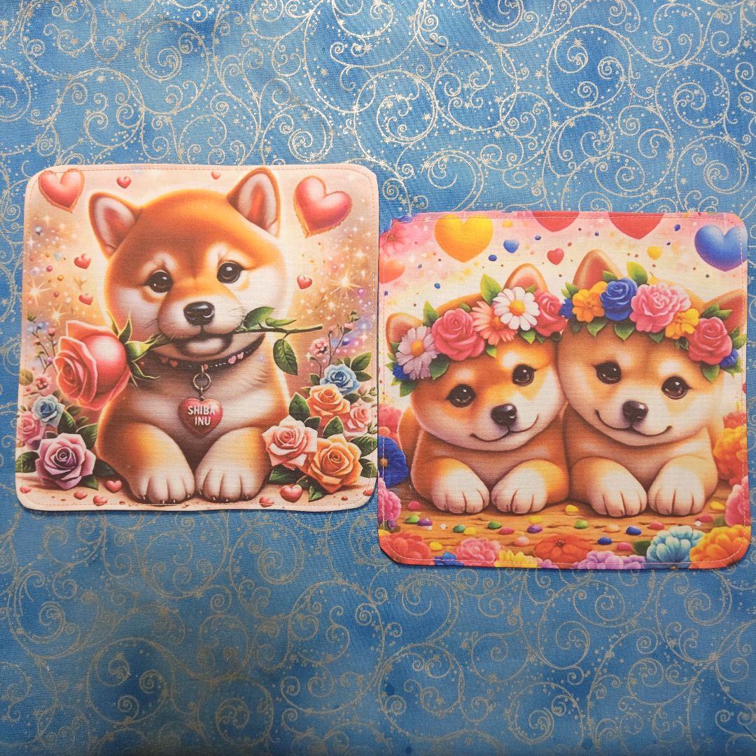 MAY ハンカチ　柴犬さん柄　19枚