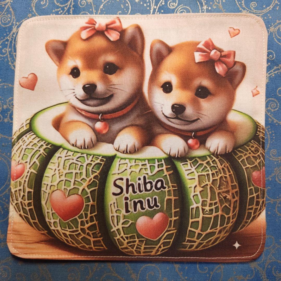 MAY ハンカチ　柴犬さん柄　19枚