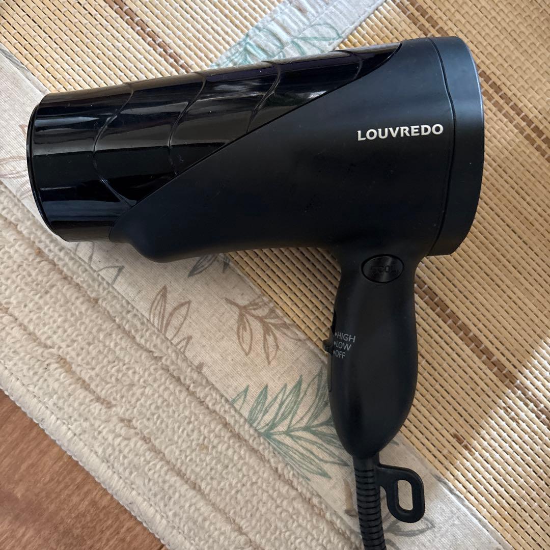 LOUVREDO 復元　ブラック ヘアドライヤー