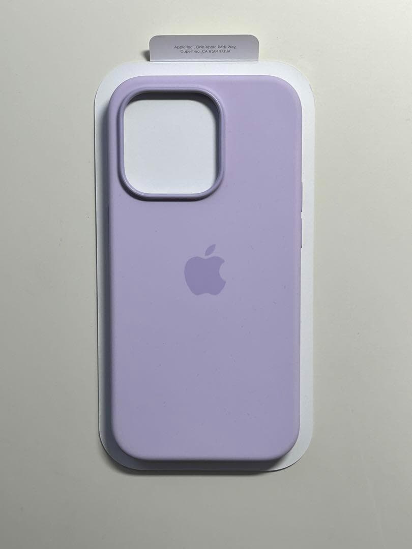 【新品】純正 iPhone 14 Pro シリコンケース・ライラック②